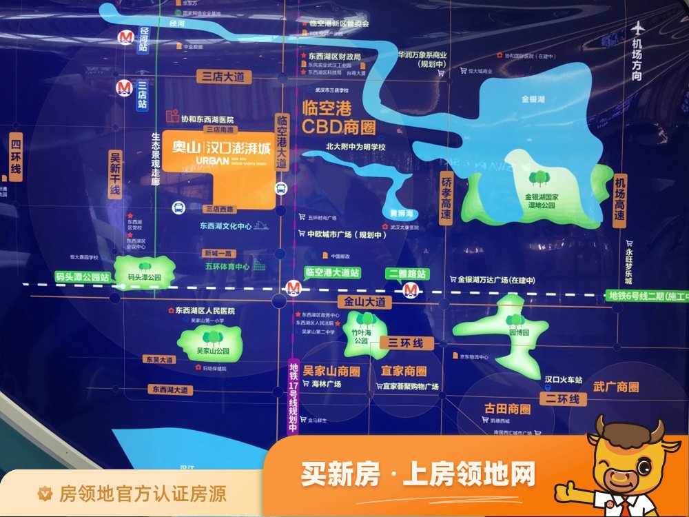 奥山汉口澎湃城位置交通图45