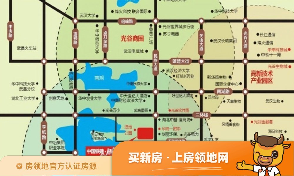 中国铁建梧桐苑阅立方位置交通图1
