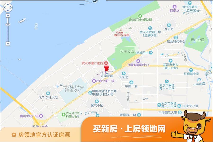 江南春城二期御境位置交通图1
