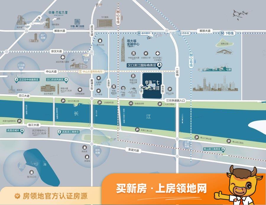 中海长江十里位置交通图60