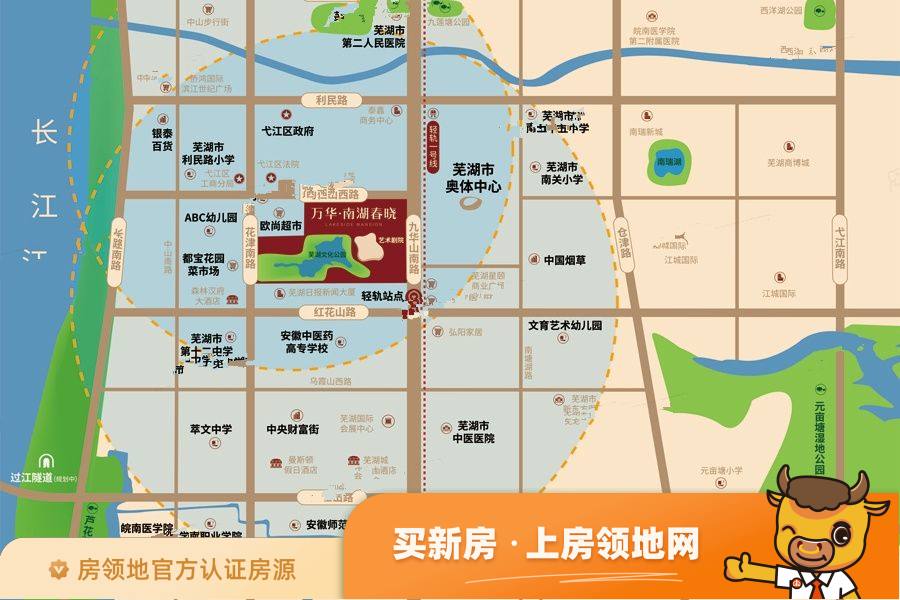 万华南湖春晓位置交通图44