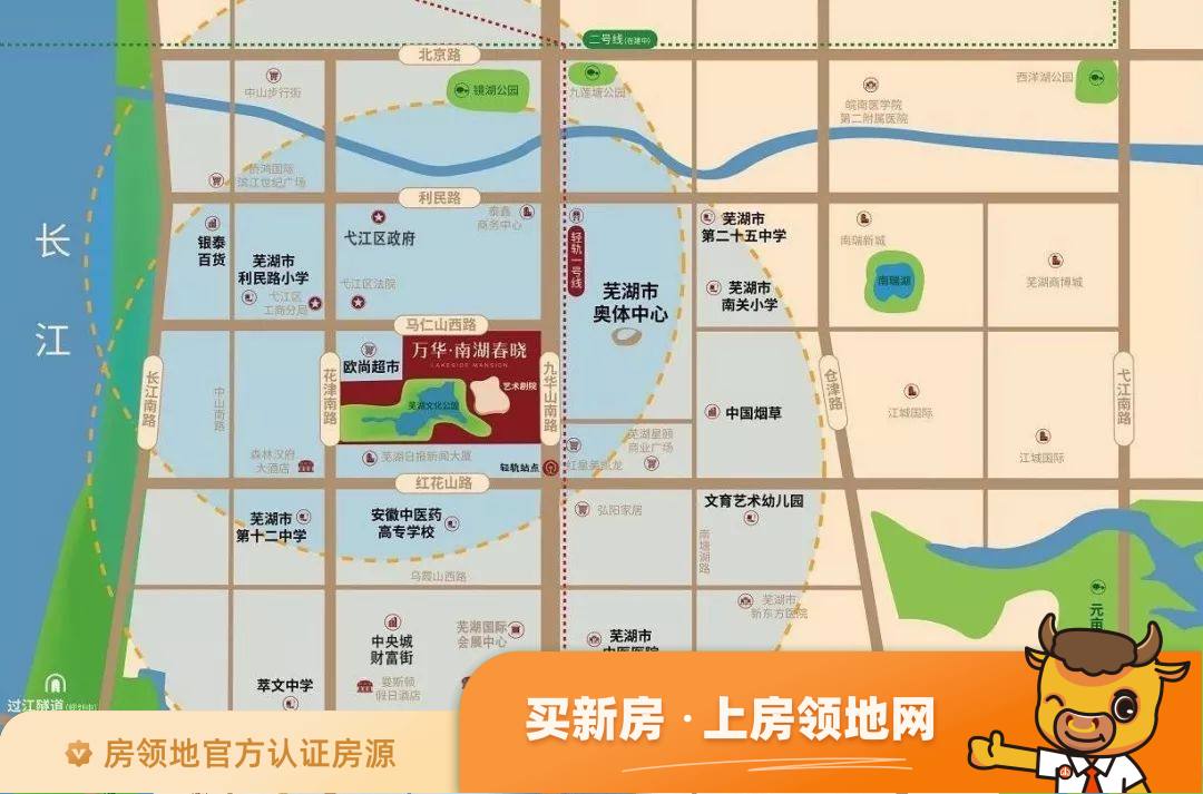 万华南湖春晓位置交通图45