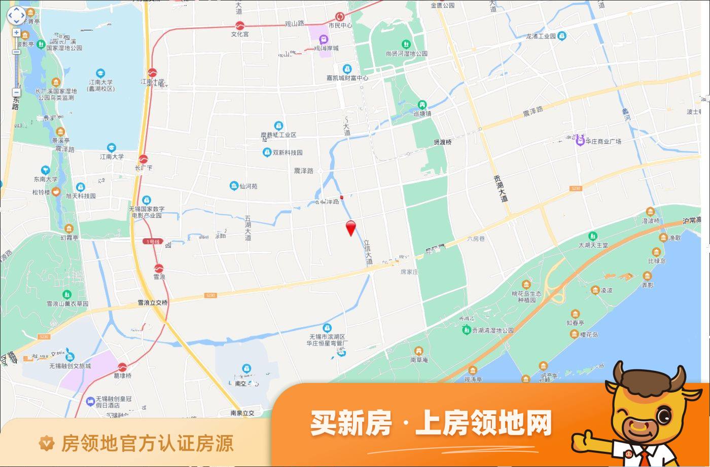 仁恒湖滨世纪位置交通图1