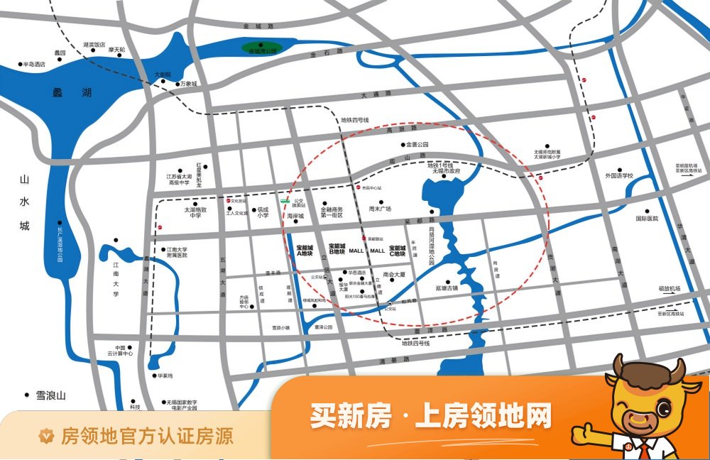 宝能城位置交通图2