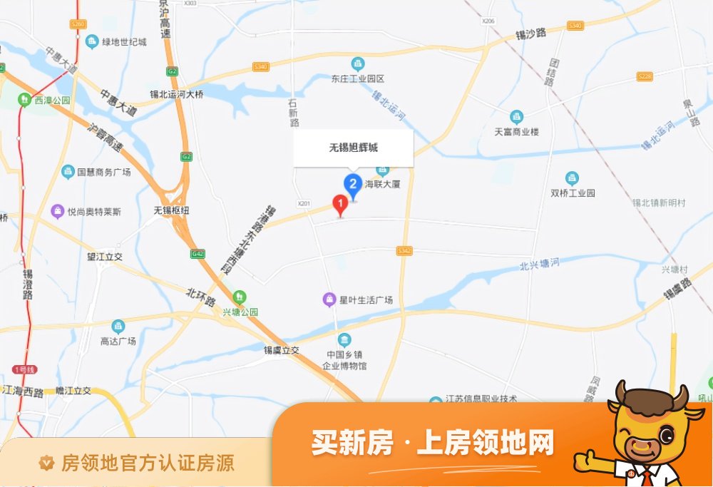 旭辉城位置交通图1