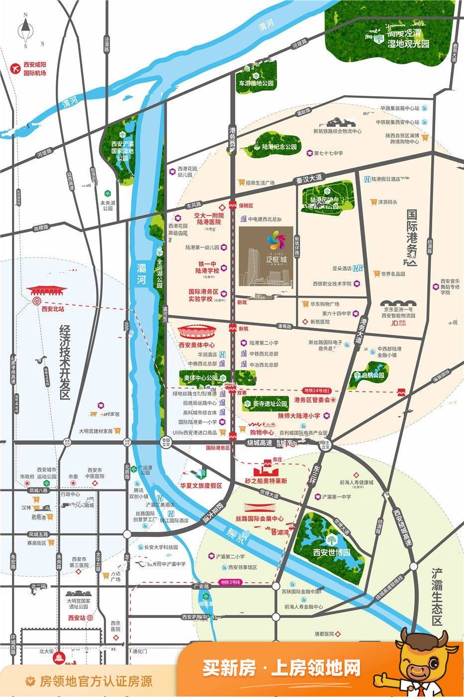 临川中心位置交通图1
