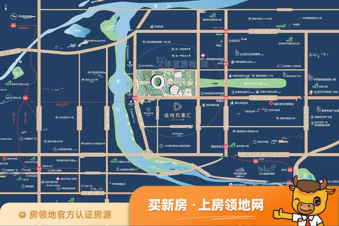 金地玖峯汇位置交通图48