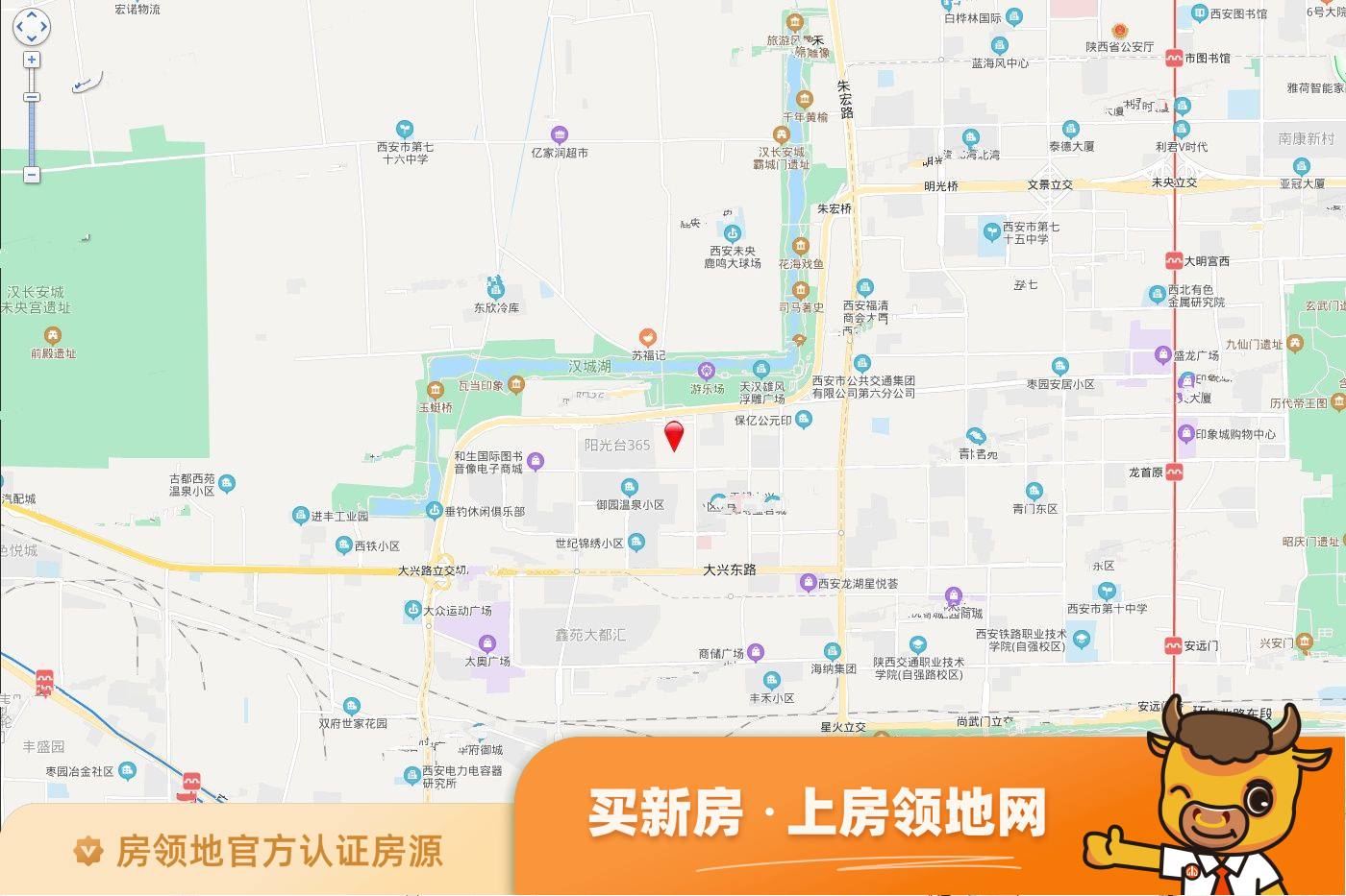 天朗熙湖位置交通图2