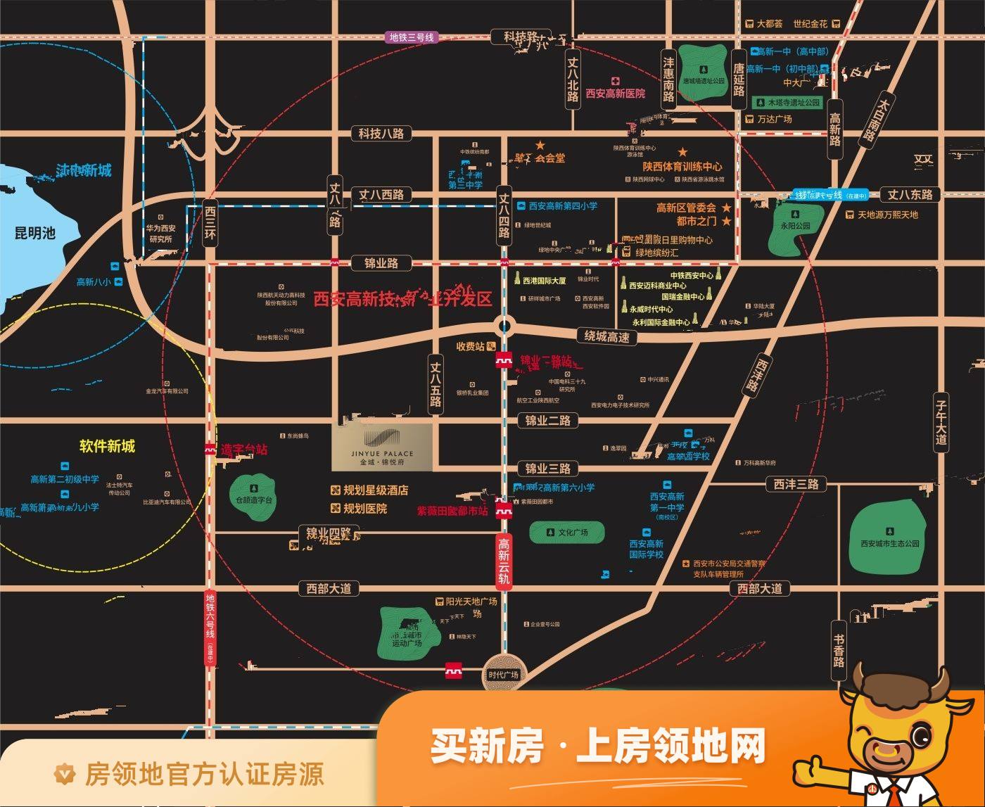 锦悦府位置交通图3