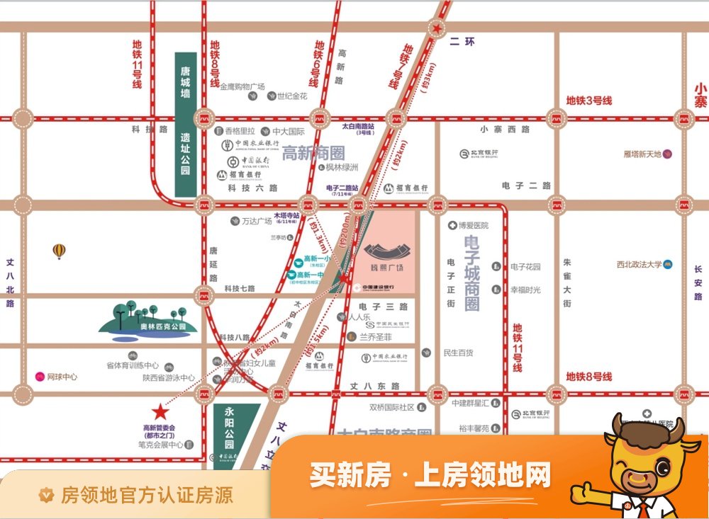 天地源悦熙广场商铺位置交通图19