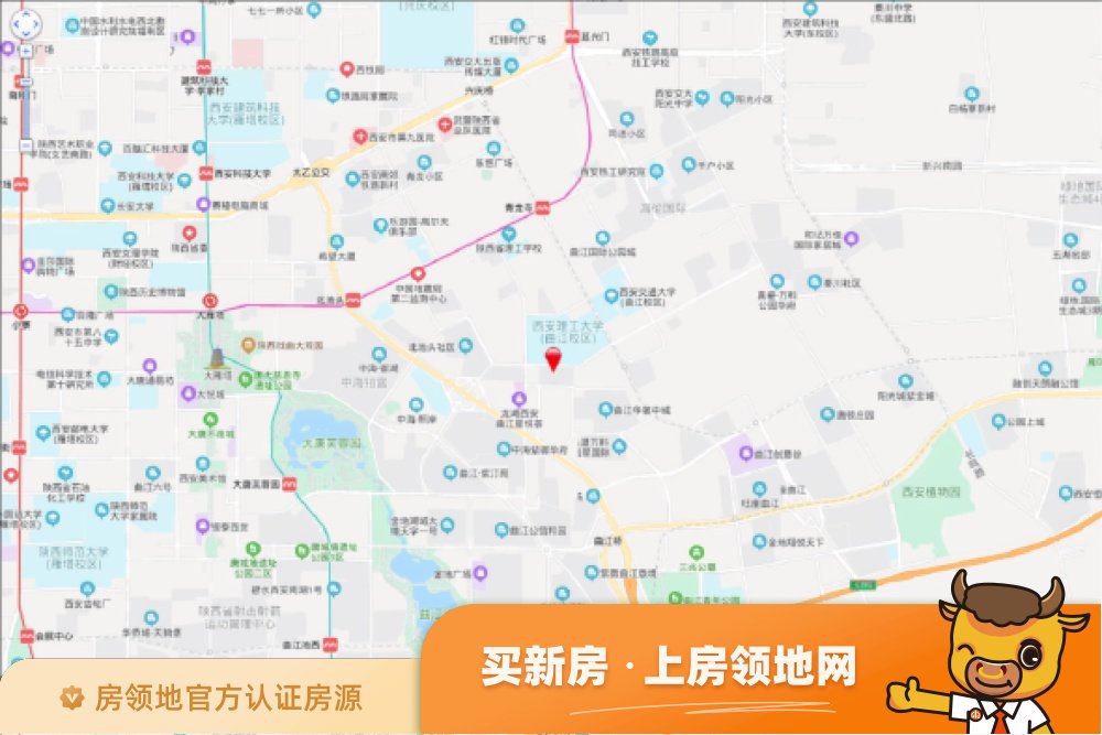 曲江云月商铺位置交通图2