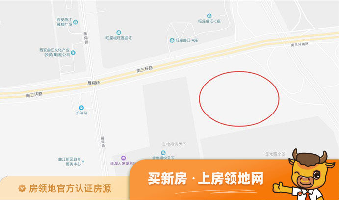 曲江文创中心位置交通图1