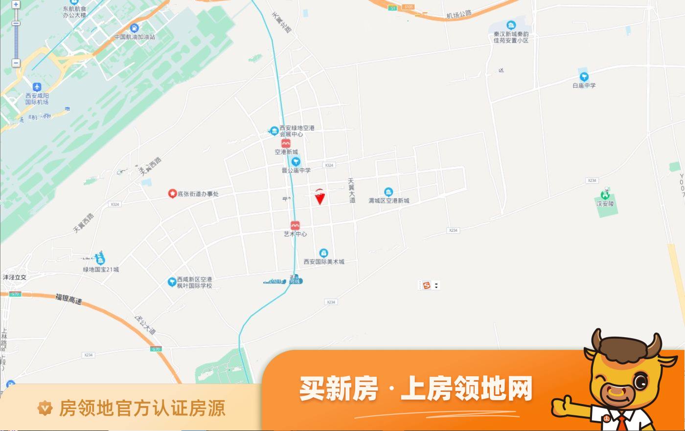 绿城桂语云境位置交通图1