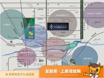 泾渭国际中心位置交通图3