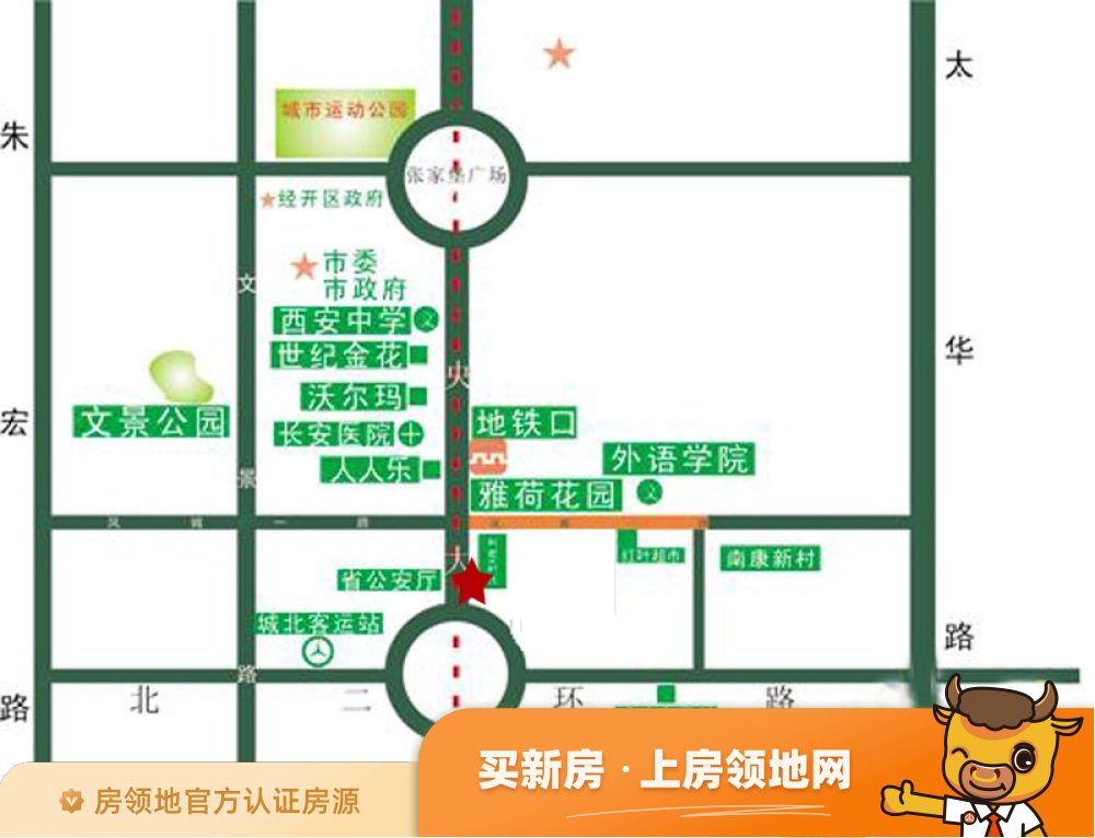 盛龙广场位置交通图4