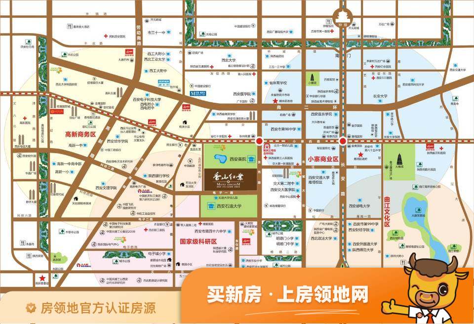 香山红叶位置交通图43