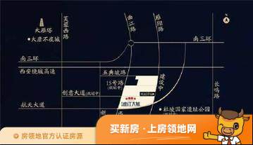 中海曲江大城位置交通图3