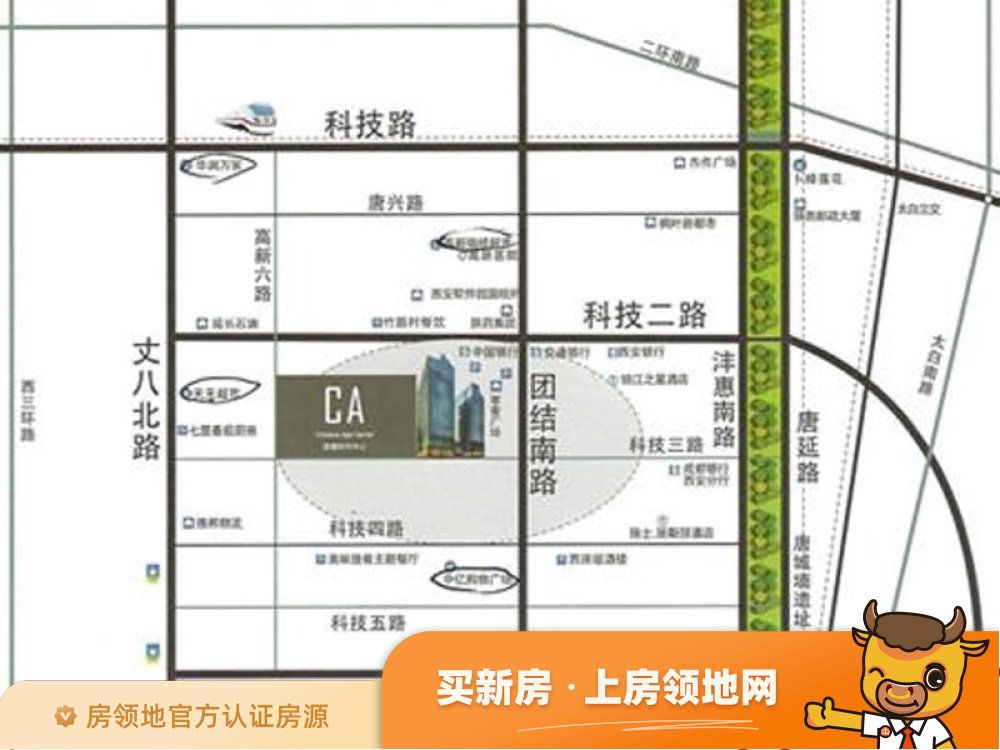 兰基中心商铺位置交通图23
