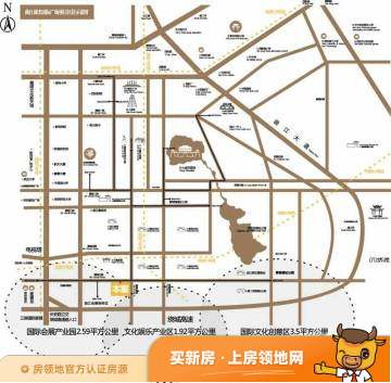 曲江谛杰国际广场位置交通图1
