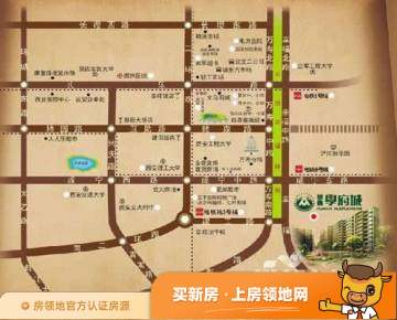 华清学府城位置交通图8