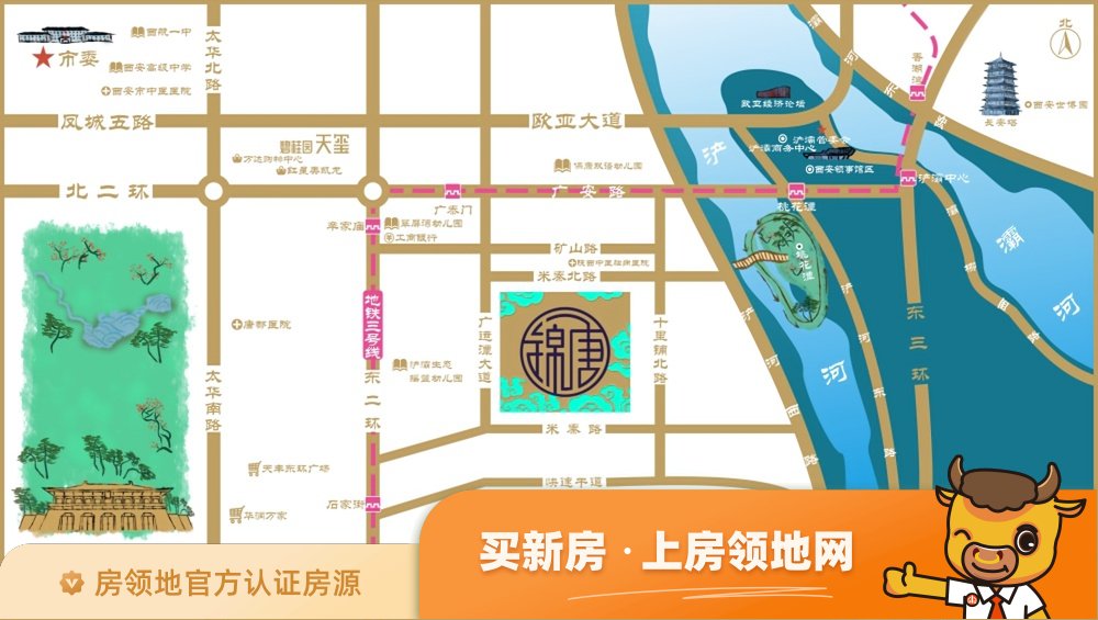 碧桂园锦唐位置交通图47