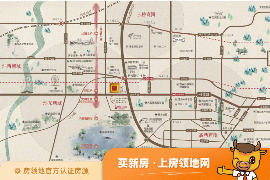 碧桂园国湖位置交通图1