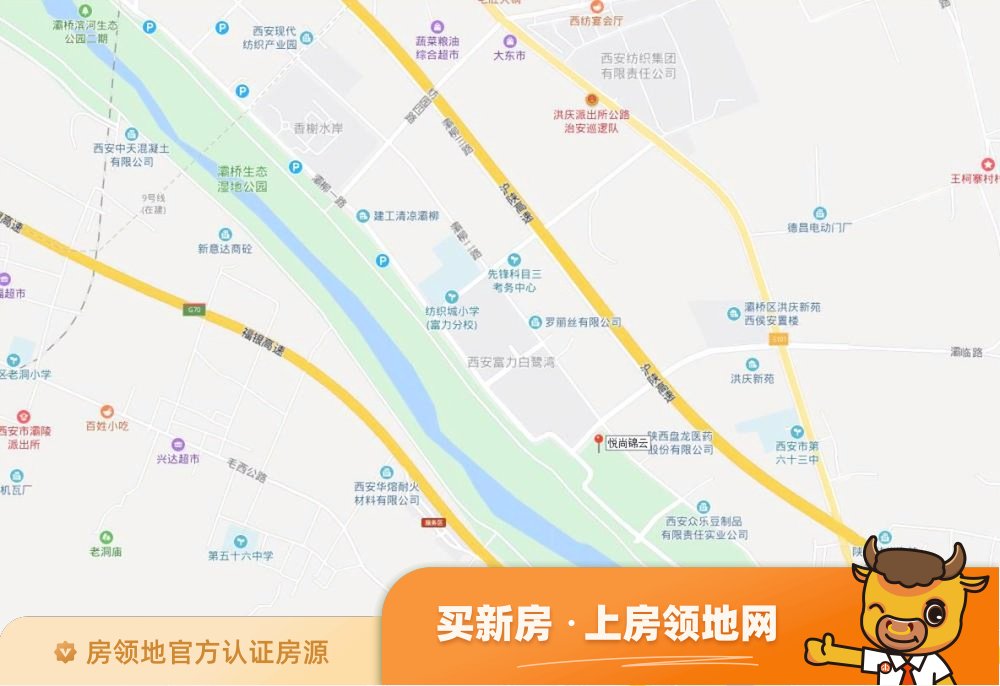 悦尚锦云位置交通图4