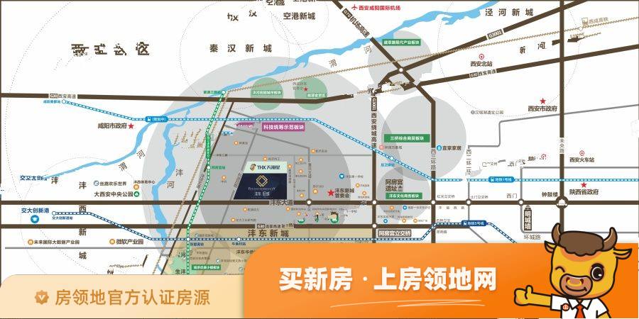 沣东旺城位置交通图2