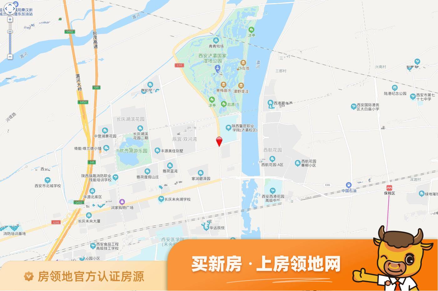 龙湖春江天序位置交通图1