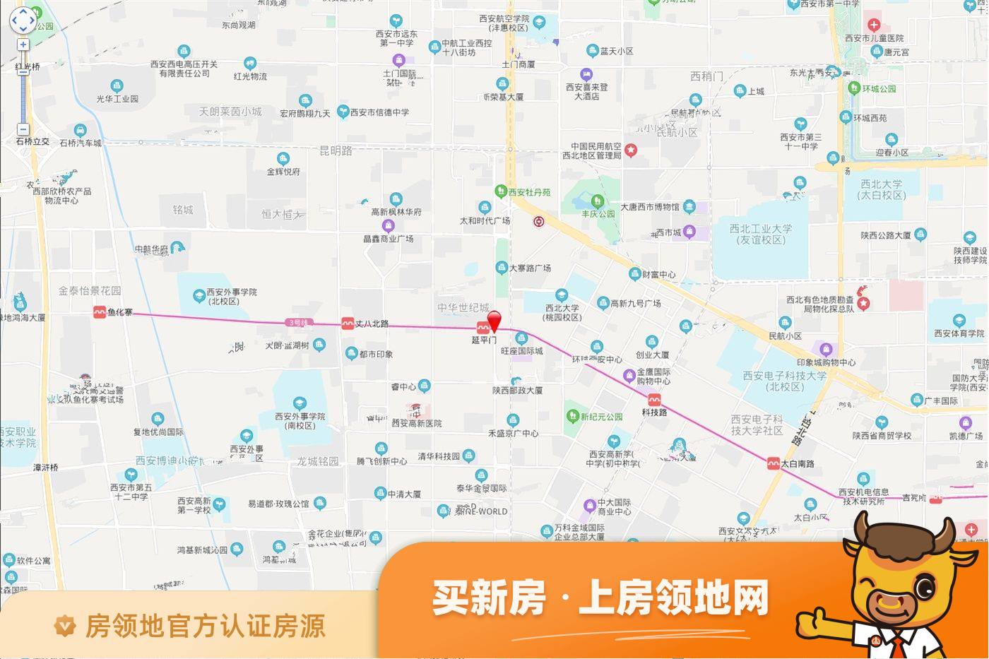 中华世纪城富春洋房位置交通图32