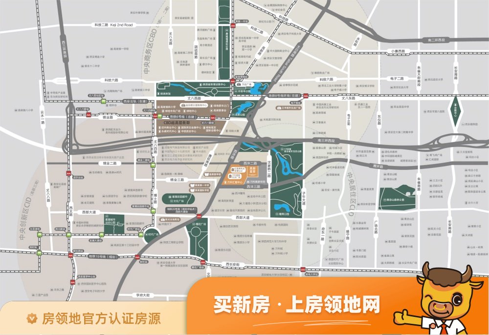 高新星荟商铺位置交通图1