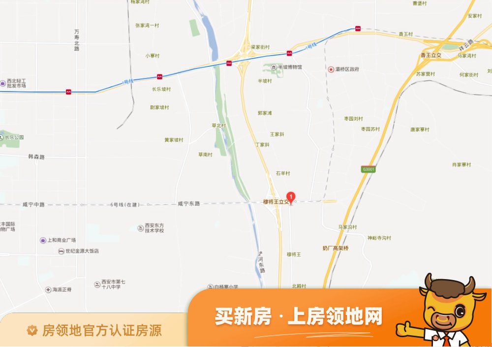 中国铁建花语城位置交通图57