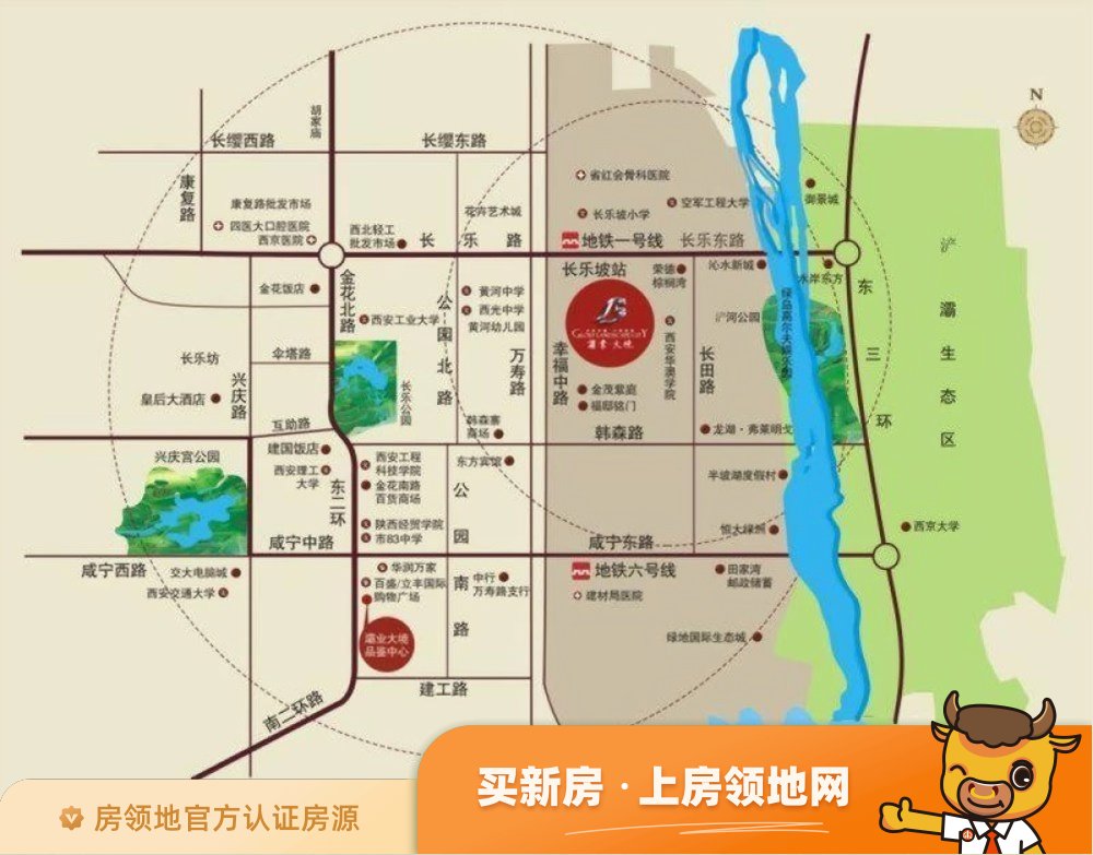 灞业大境位置交通图63