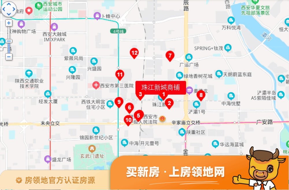 珠江新城商铺位置交通图27
