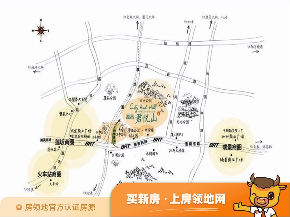 源昌君悦山位置交通图13
