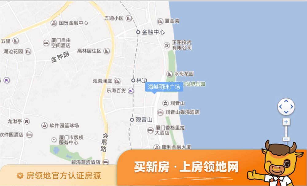 海峡明珠广场位置交通图2