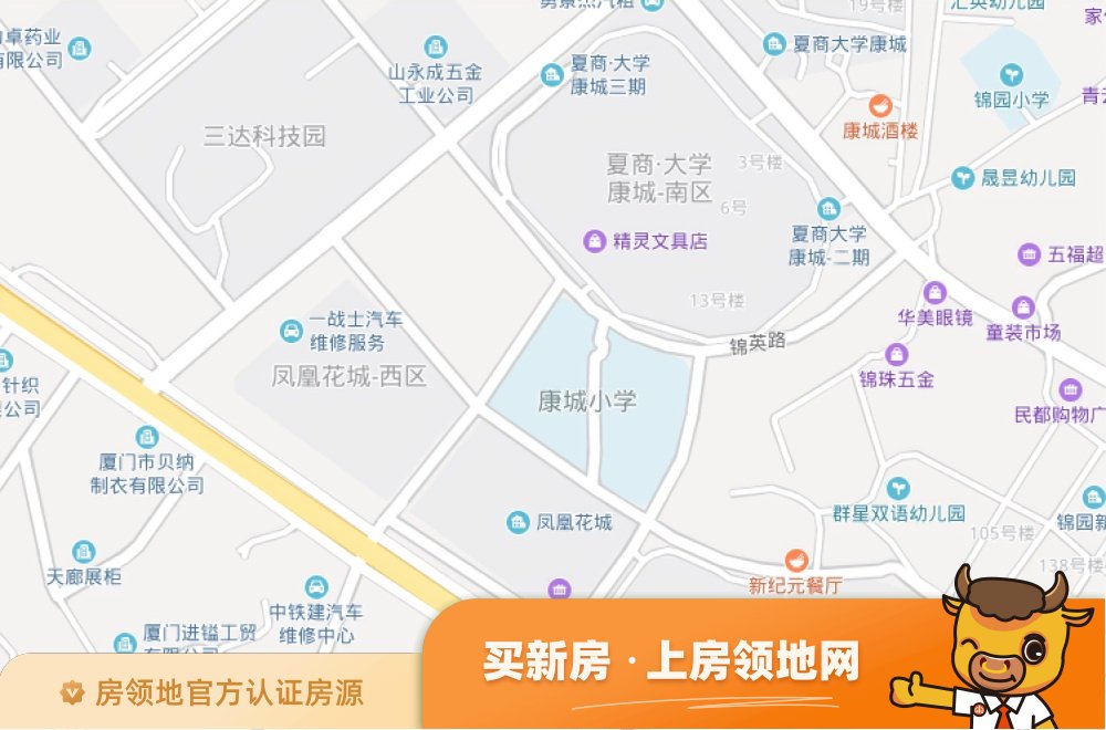 凤凰花城锦鲤位置交通图8