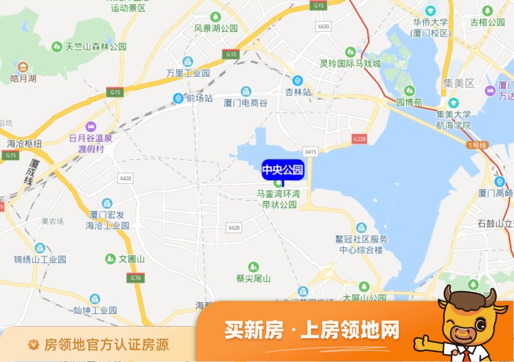 安华领秀城位置交通图1