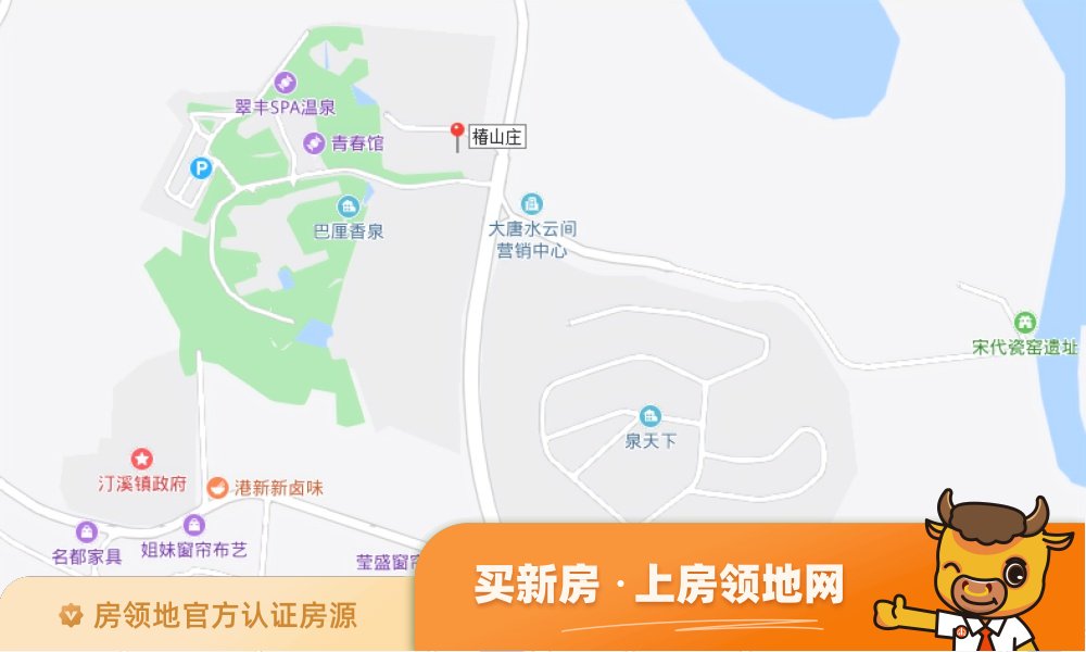 椿山庄位置交通图1