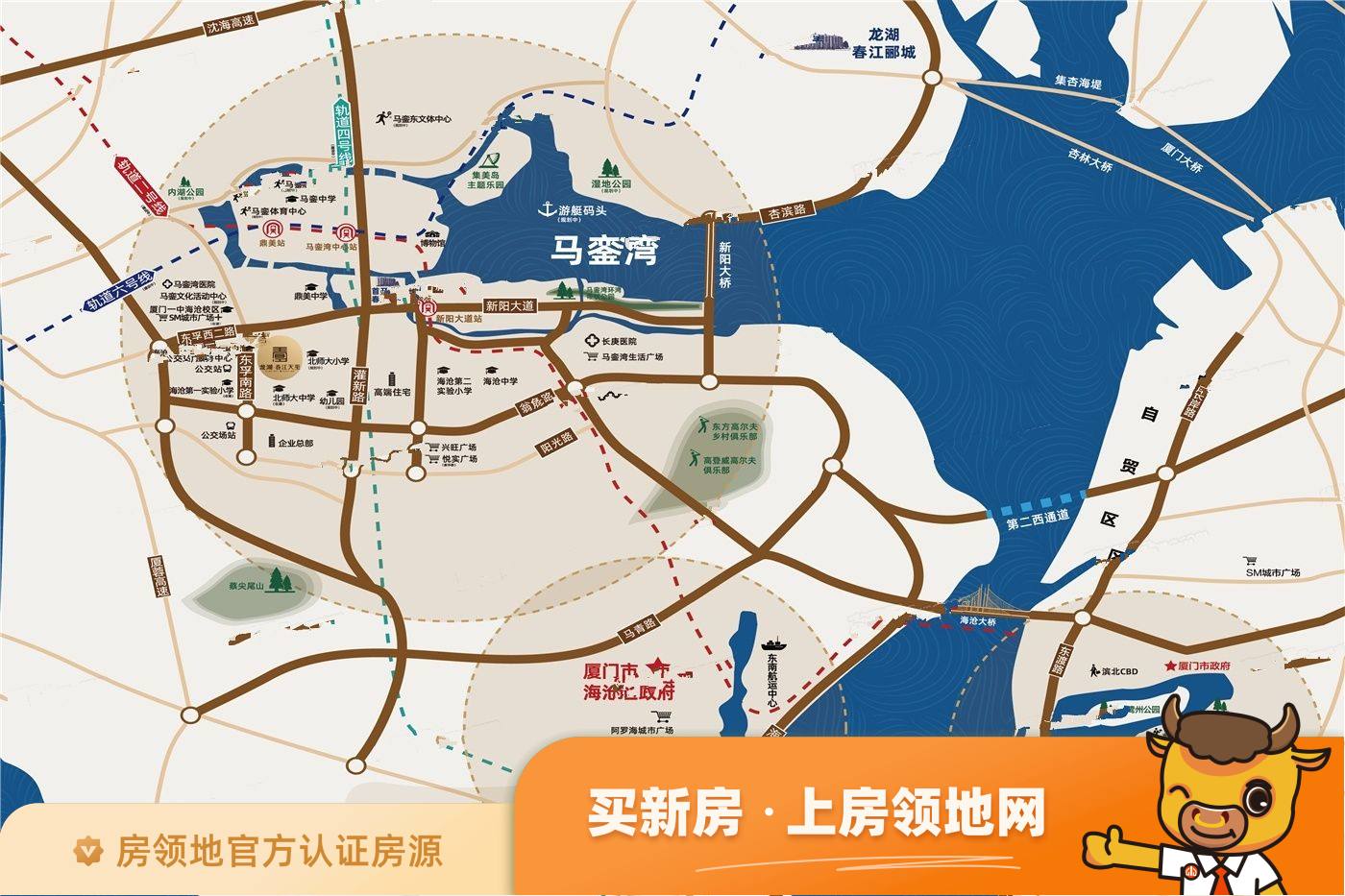 龙湖春江天玺位置交通图50