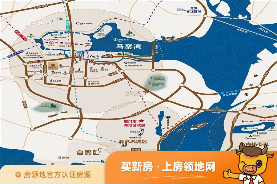 龙湖春江天玺位置交通图5