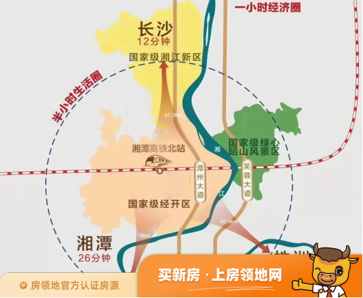 步步高湘江湾位置交通图44