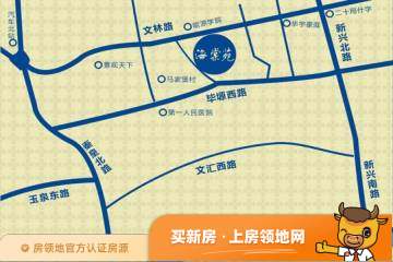 城投置地锦绣江城位置交通图2