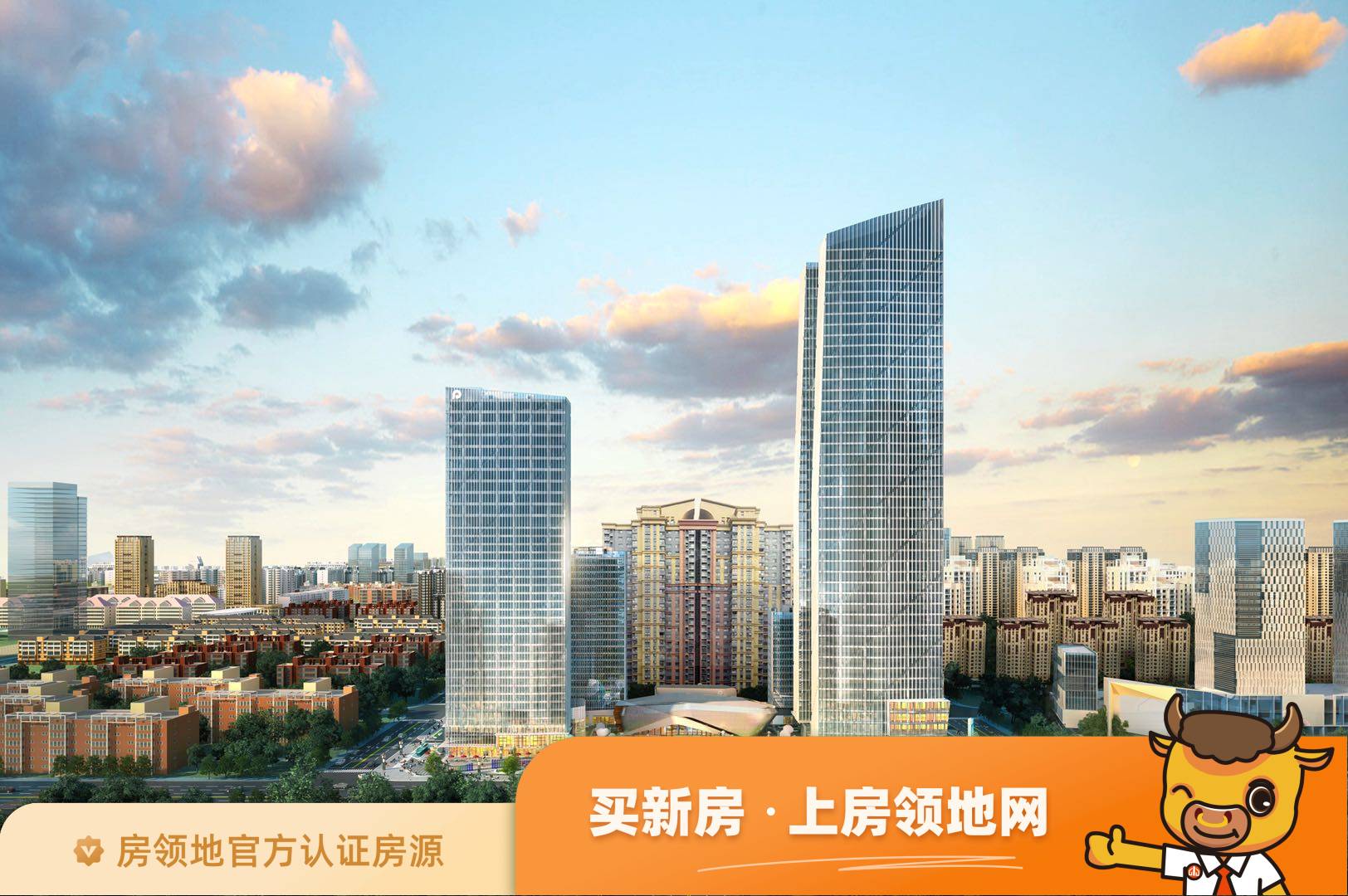 邢台邢台城市大都汇在售户型，0居、1居、2居，建面50-90m²
