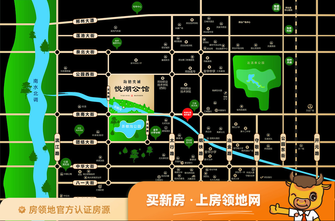 悦湖公馆位置交通图1