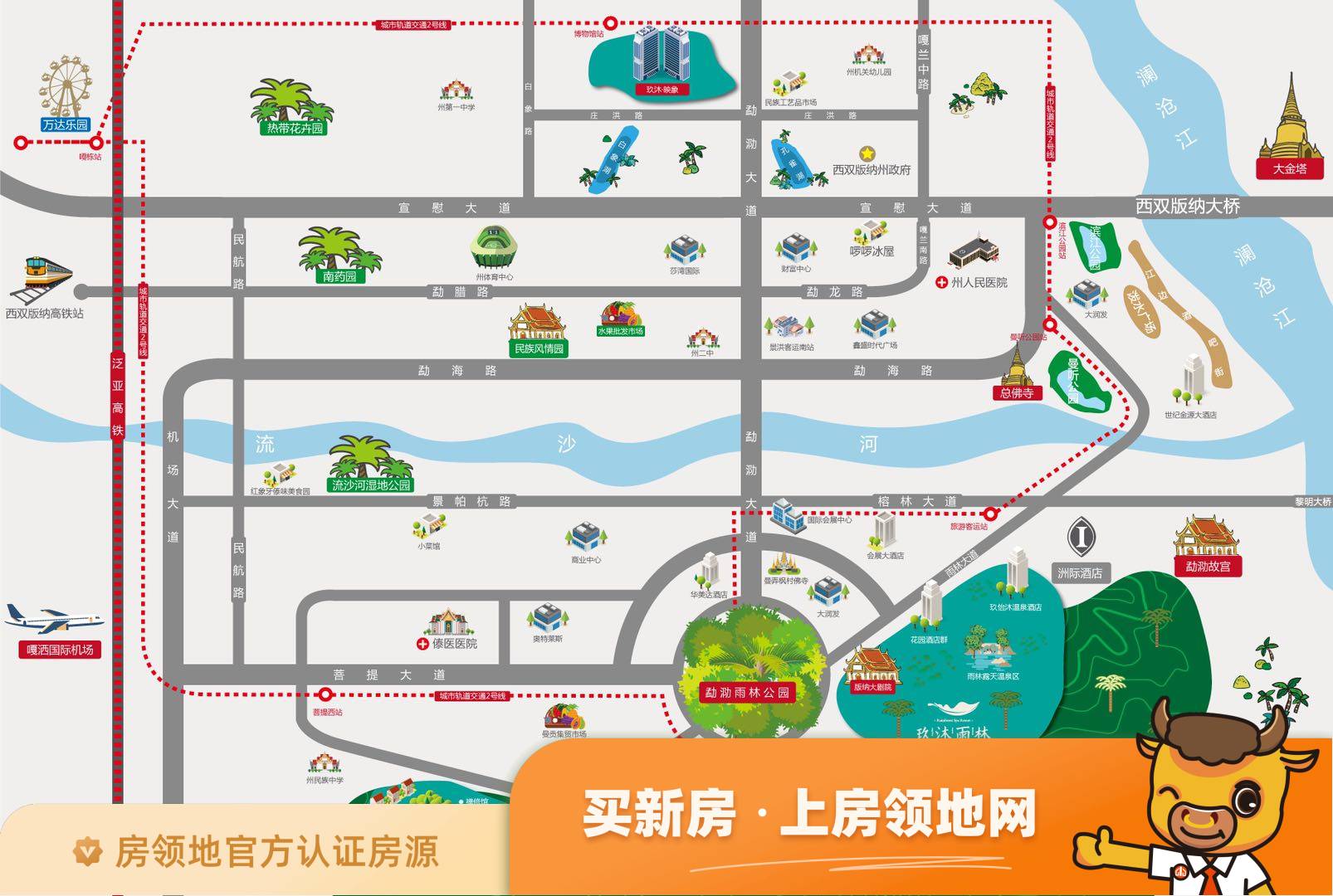 玖沐雨林位置交通图63