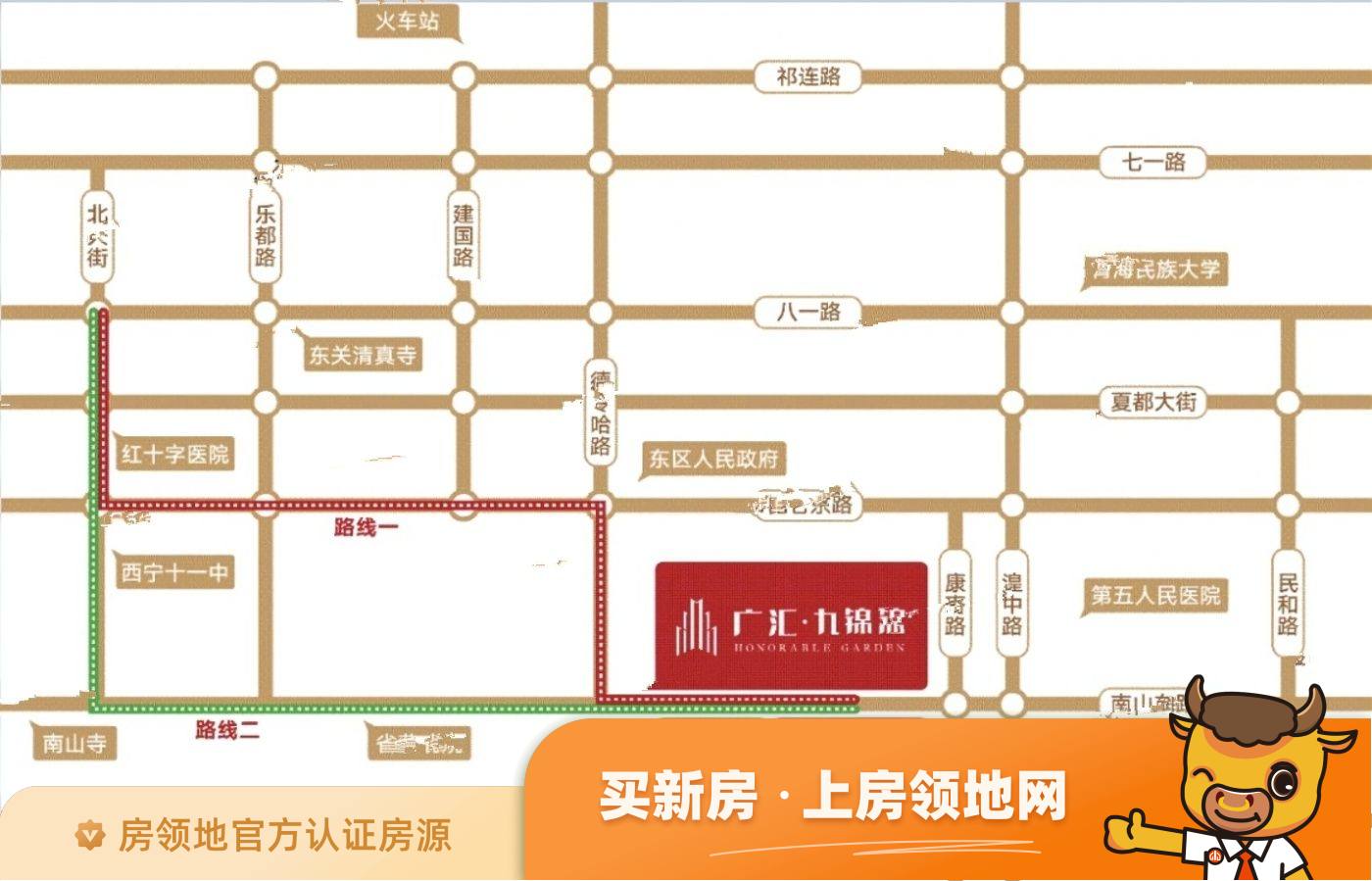 广汇九锦园位置交通图1