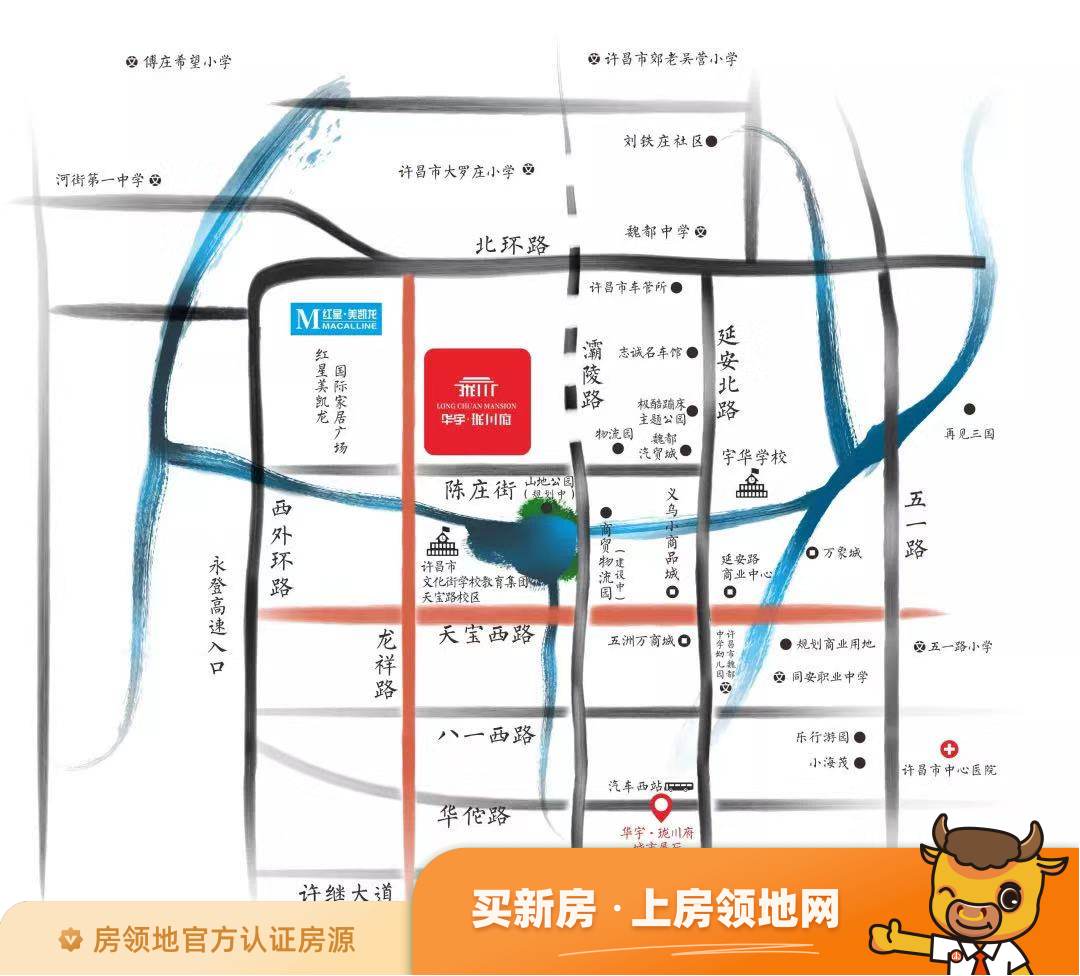 华宇珑川府位置交通图33