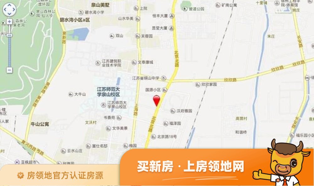 徐州铜山万达广场位置交通图1
