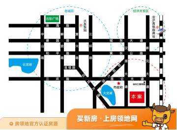汉源国际华城位置交通图50
